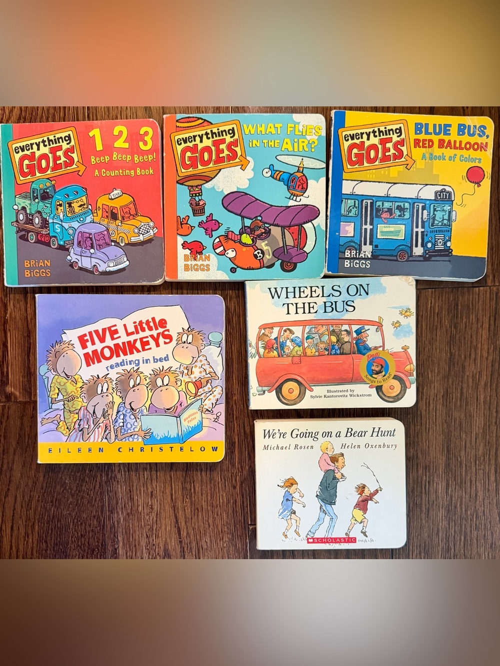 Everything Goes & other Popular Kids Board Books Lot